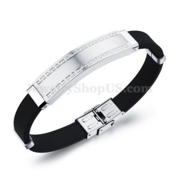 Pulseira De Titânio Masculina Da Moda C995