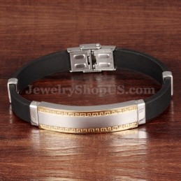 Pulseira De Titânio Masculina Da Moda C995