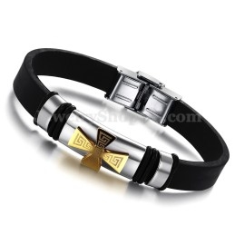 Pulseira Masculina De Titânio Com Novo Design C803
