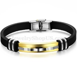 Pulseira De Titânio Masculina Requintada Da Moda C801