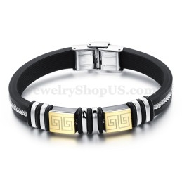 Pulseira Masculina Nova E Elegante De Titânio C932