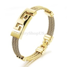 Pulseira Masculina Clássica De Titânio C760