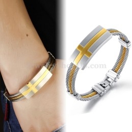 Pulseira De Titânio Masculina Personality C754