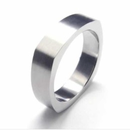 Anel De Titânio Puro Unissex De 5 Mm