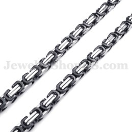 Corrente De Colar De Titânio Masculina Deslumbrante