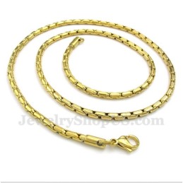 Colar De Ouro De Titânio Masculino