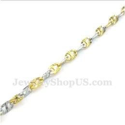 Colar Feminino De Ouro E Titânio