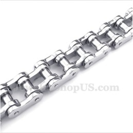 Pulseira De Corrente De Bicicleta De Titânio Masculina