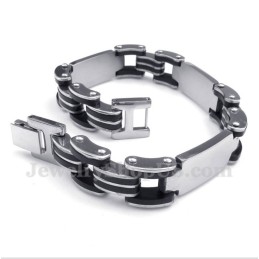 Pulseira De Borracha De Titânio Masculina