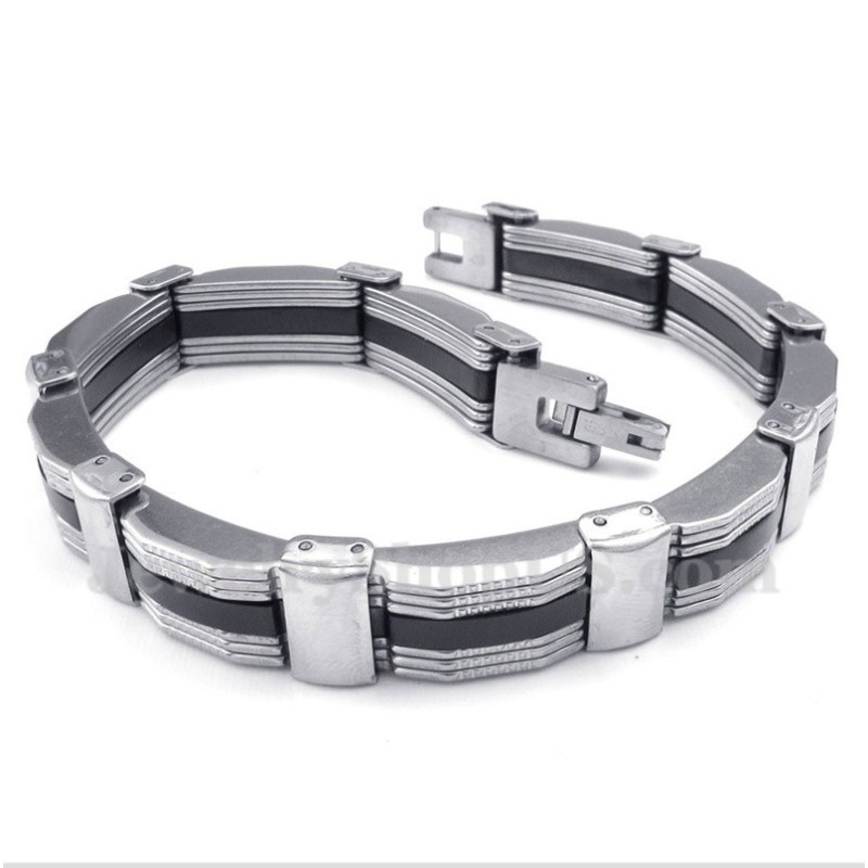 Pulseira De Borracha De Titânio Masculina Pulseira De Borracha De Titânio Masculina