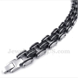 Pulseira De Borracha De Titânio Masculina