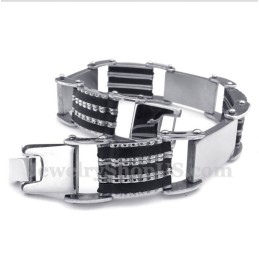 Pulseira De Borracha De Titânio Masculina