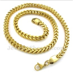 Colar De Ouro De Titânio Masculino