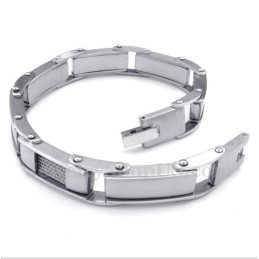 Pulseira De Cabo De Titânio Masculina