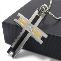 Pingente De Titânio Em Cruz De Novo Estilo Masculino