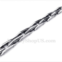 Pulseira Masculina De Titânio Preto