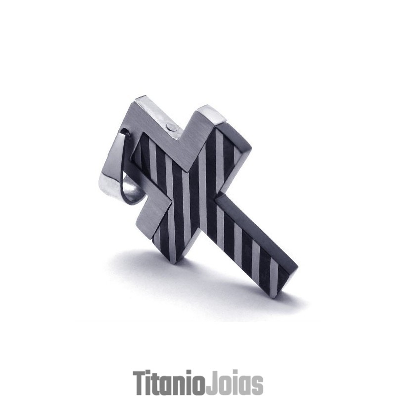 Pingente De Titânio Em Cruz Com Trama De Novo Estilo Pingente De Titânio Em Cruz Com Trama De Novo Estilo