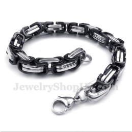Pulseira Masculina De Titânio Preto