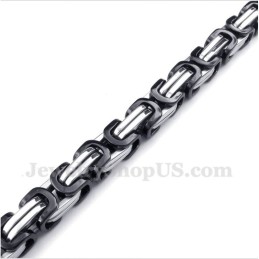 Pulseira Masculina De Titânio Preto
