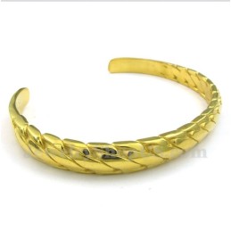 Pulseira Masculina De Ouro Fundido Em Titânio