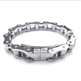 Pulseira De Corrente De Bicicleta De Titânio Masculina