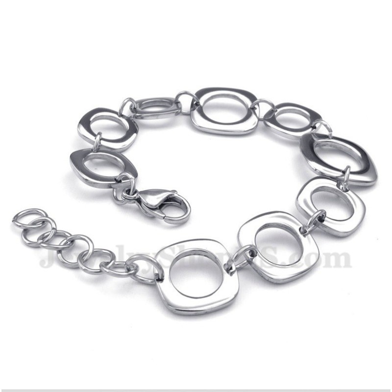 Pulseira Redonda De Titânio Masculina Pulseira Redonda De Titânio Masculina