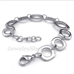 Pulseira Redonda De Titânio Masculina