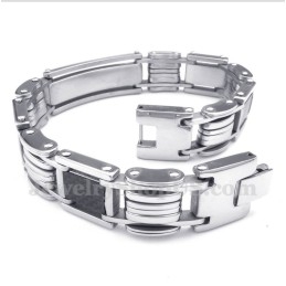 Pulseira Masculina De Fibra De Carbono E Titânio