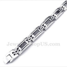 Pulseira Masculina De Cabo De Fibra De Carbono E Titânio