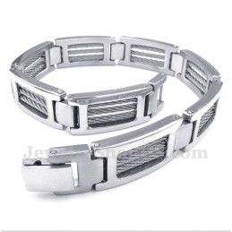 Pulseira De Cabo De Titânio Masculina