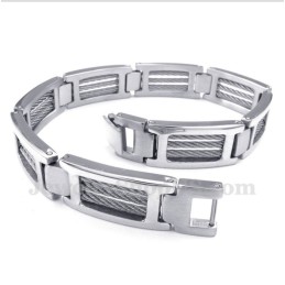 Pulseira De Cabo De Titânio Masculina