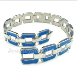 Pulseira Masculina Azul Titânio