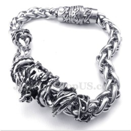 Pulseira Masculina De Titânio Fundido