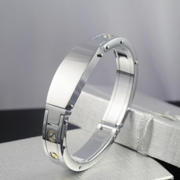 Pulseiras Masculinas De Titânio E Diamante