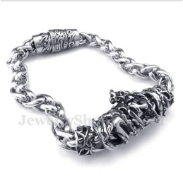 Pulseira Masculina De Titânio Fundido