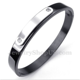 Pulseira Masculina De Titânio Preto