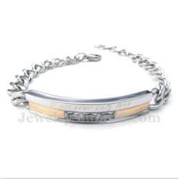 Pulseira De Casal De Cristal De Titânio Feminino