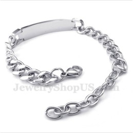 Pulseira De Casal Feminina De Titânio E Diamante