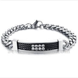 Pulseira De Casal De Titânio Masculina