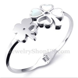 Pulseira Masculina De Titânio Trevo
