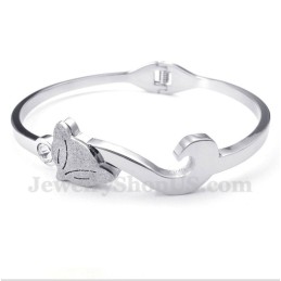 Pulseira Masculina Raposa De Titânio