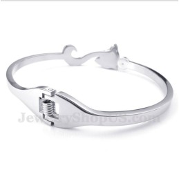 Pulseira Masculina Raposa De Titânio