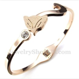 Pulseira Masculina De Titânio E Ouro Rosa Fox
