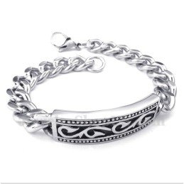 Pulseira Masculina De Titânio Fundido