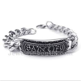 Pulseira Masculina De Titânio Fundido