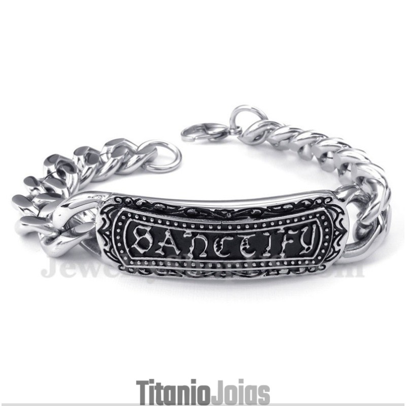 Pulseira Masculina De Titânio Fundido Pulseira Masculina De Titânio Fundido