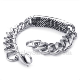 Pulseira Masculina De Titânio Fundido
