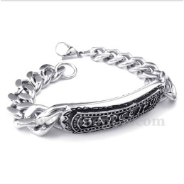 Pulseira Masculina De Titânio Fundido