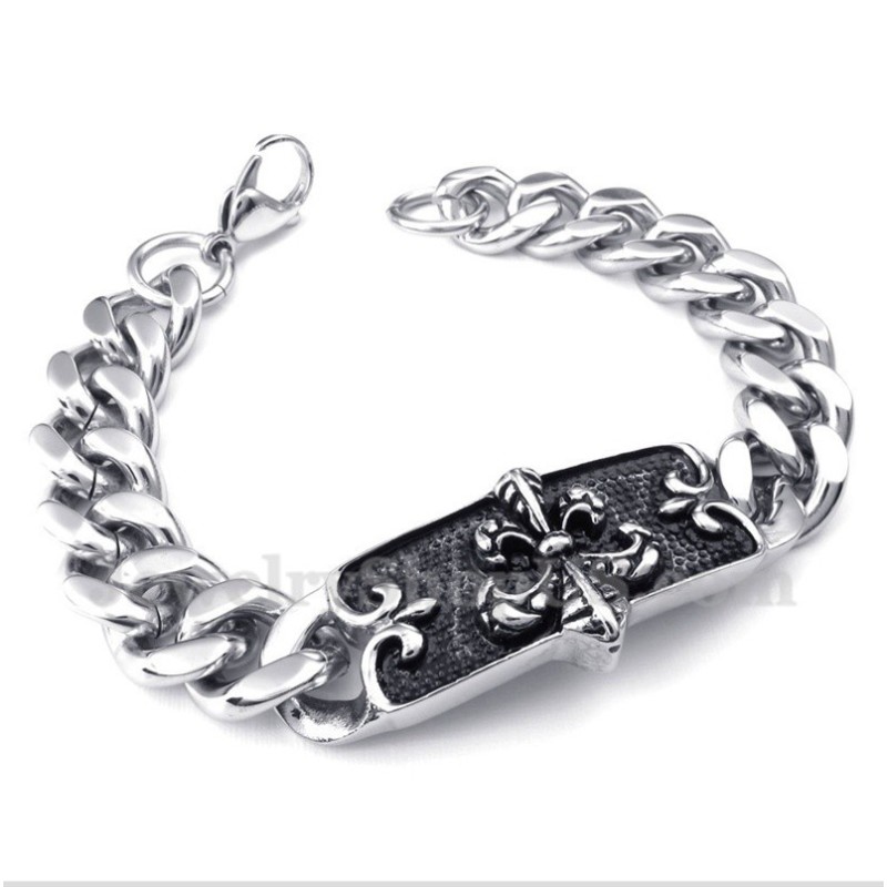 Pulseira Masculina De Titânio Fundido