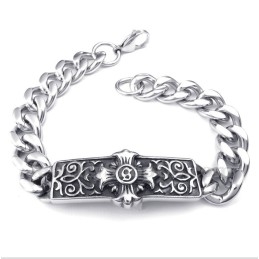 Pulseira Masculina De Titânio Fundido